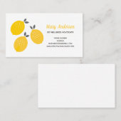 レモン精油の名刺 名刺 (正面/裏面)