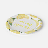 レモン紙プレートメインスクイーズブライダルシャワー ペーパープレート (アングル)