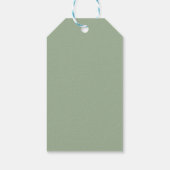 レモン結婚式の引き出物ギフトラベルシトラスサマーグリーン ギフトタグ (裏面)