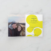 レモン結婚式招待状 招待状 (内部)