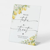 レモン結婚柑橘類の海軍はトリートサインを取る 台座サイン (正面)