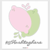 レモン絞り滴下名スクリプトカーデカール シール (シート)