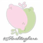 レモン絞り滴下名スクリプトカーデカール シール (正面)