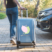 レモン絞り滴下名スクリプトカーデカール シール (スーツケースインサイチュ)