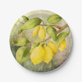 レモン絵画ズ ペーパープレート