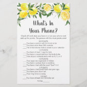 レモン緑の金ゴールドあなたの携帯ゲームの何 (正面)