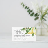 レモン緑ディスプレイシャワーエンクロージャカード エンクロージャーカード (スタンド正面)