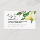 レモン緑ディスプレイシャワーエンクロージャカード エンクロージャーカード (正面)