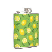 レモン背景パターン フラスク (右)