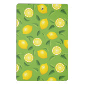 レモン背景パターン ミニクリップボード (裏面)