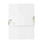 レモン葉とモノグラムの名前と日付 招待状ベリーバンド (裏面例)