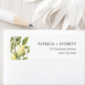 レモン葉と |の結婚戻り値 ラベル (インサイチュ)