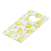 レモン葉と クレジットカード栓抜き (裏面アングル)