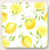 レモン葉と コースター (正面)