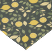 レモン葉と テーブルクロス (アングル)