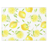 レモン葉と テーブルクロス (正面(横))