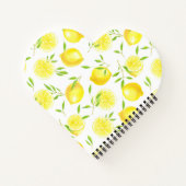 レモン葉と ノートブック (裏面)