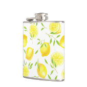 レモン葉と フラスク (左)