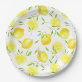 レモン葉と ペーパープレート (正面)