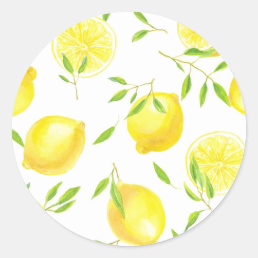 レモン葉と ラウンドシール (正面)