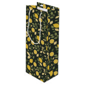 レモン葉と ワインギフトバッグ (正面アングル)