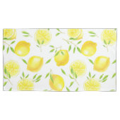 レモン葉と 枕カバー (正面左)