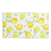 レモン葉と 枕カバー (裏面-右)