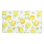 レモン葉と 枕カバー (裏面-左)