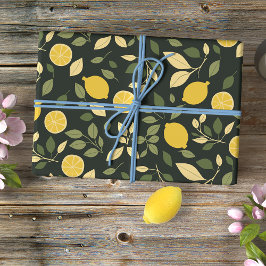 レモン葉と 薄葉紙