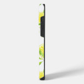 レモン葉と iPhoneケース (左側面)