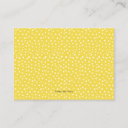 レモン葉のベビーシャワーの挿入物カード エンクロージャーカード (裏面)