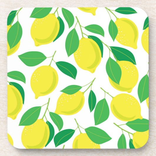 レモン葉や コースター (正面)