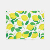 レモン葉や フリースブランケット (正面(横))