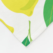 レモン葉や フリースブランケット (角)