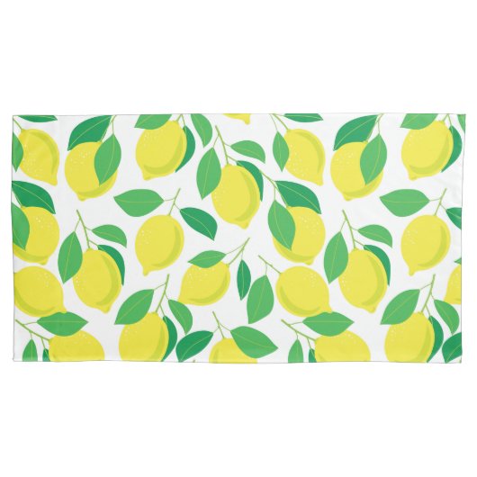 レモン葉や 枕カバー (正面左)