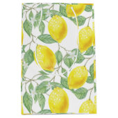 レモン葉ズデザイン抱き枕 ミディアムペーパーバッグ (正面)