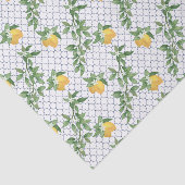 レモン葉ズホワイトタイルボタニカルフルーツ 薄葉紙 (詳細)