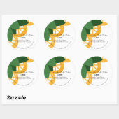 レモン葉体バターバスブランディング包装 ラウンドシール (シート)