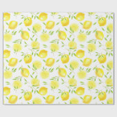 レモン葉類の包装紙 ラッピングペーパー (フラット)