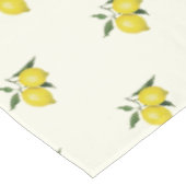 レモン葉類シトラスイエローパターン テーブルクロス (アングル)