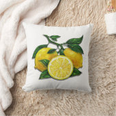 レモン装飾的な枕 クッション (ブランケット)