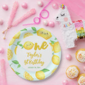 レモン誕生日 ペーパープレート (パーティー)
