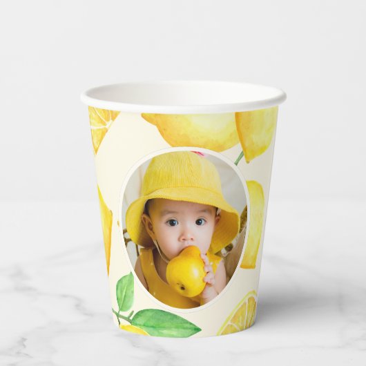 レモン誕生日 紙コップ (裏面)