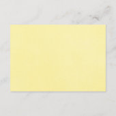 レモン赤ちゃんシャワー、甘いレモンの本のリクエスト エンクロージャーカード (裏面)