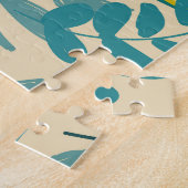 レモン離れとヴィンテージ、背景。 ジグソーパズル (側面)