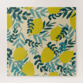 レモン離れとヴィンテージ、背景。 ジグソーパズル (横)