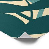 レモン離れとヴィンテージ、背景。 ポスター (角)