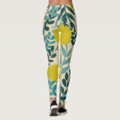 レモン離れとヴィンテージ、背景。 レギンス (裏面)