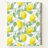 レモン離れと水彩 ノートブック (裏面)