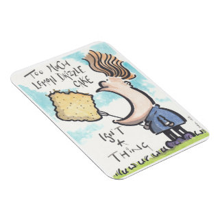 レモン霧雨ケーキマグネット マグネット